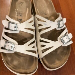 White Betula Granada Birkenstocks